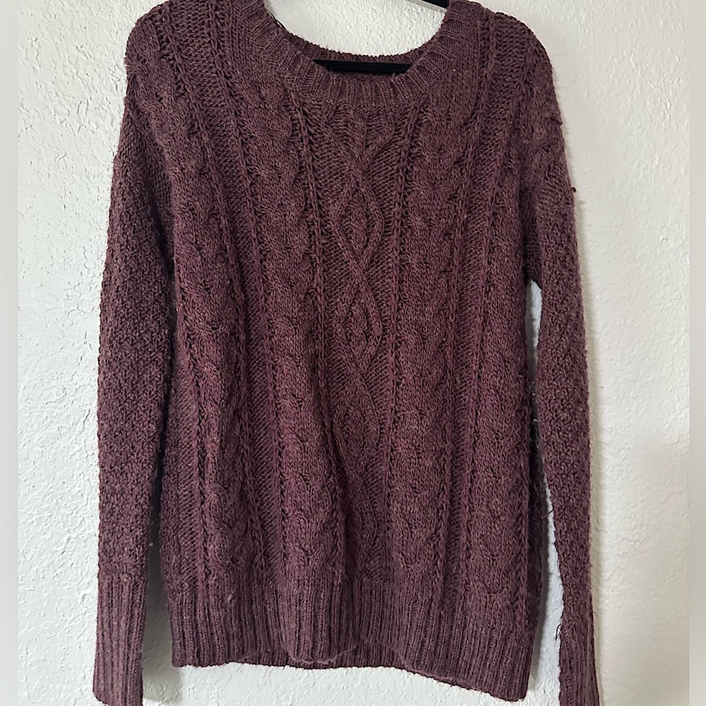 Plum between me & you Sweater